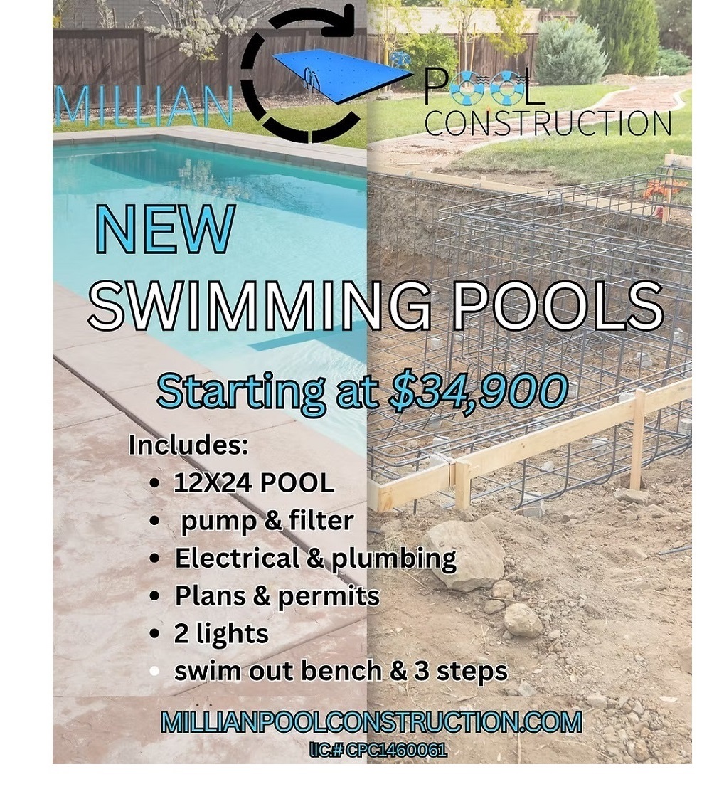 New Swimming Pools Starting at $34,900